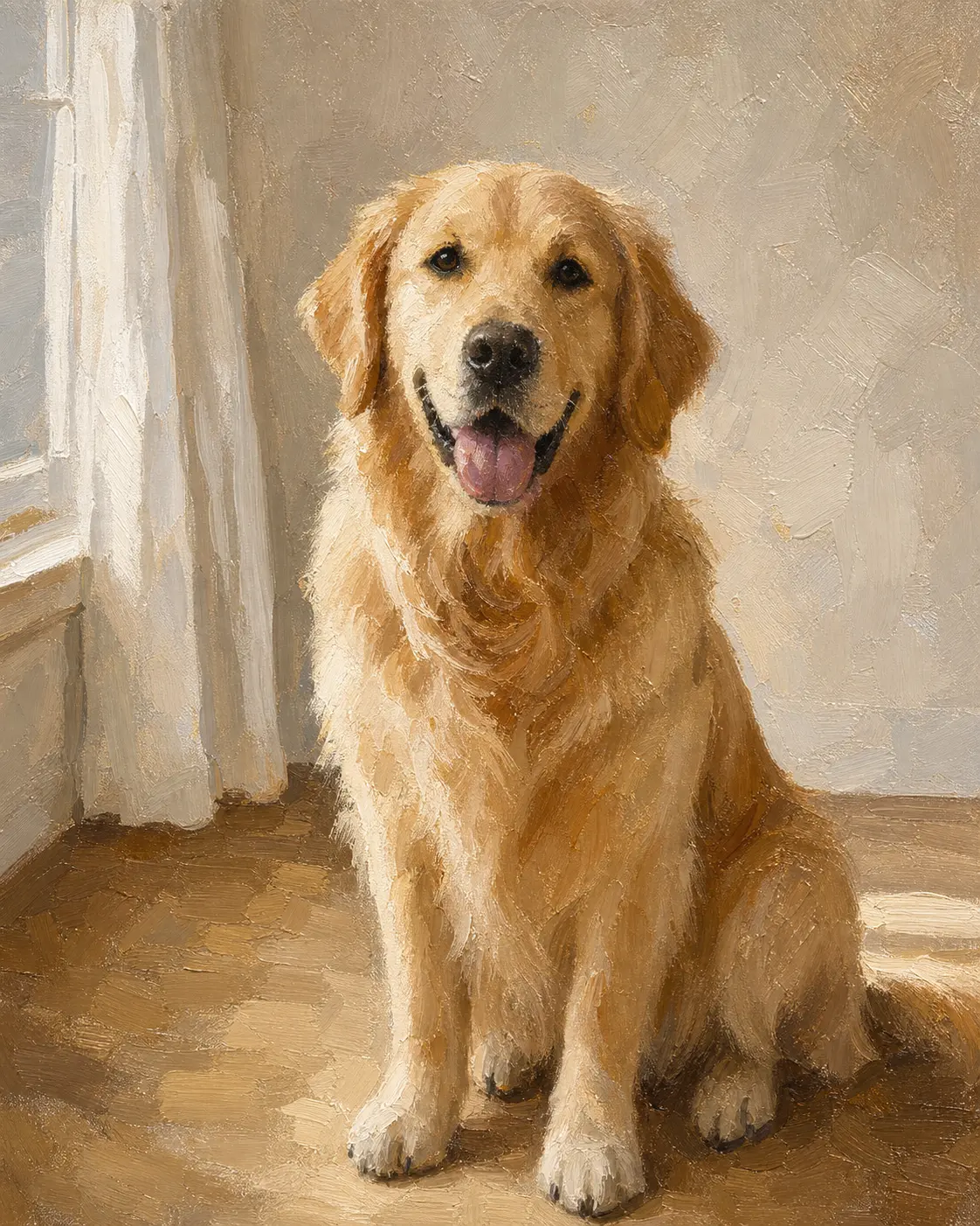 Pet Oil Painting