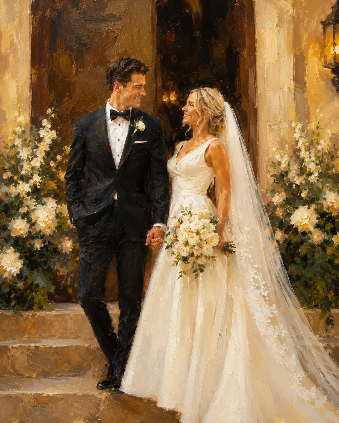 Wedding Oil Painting